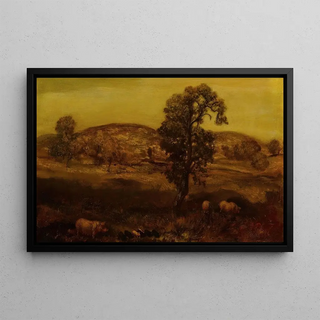 Arthur Bowen Davies - Landscape with Pigs.webp
