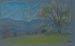 Landschaft mit gelbem Baum - Arthur Bowen Davies — Ansicht des Kunstwerks