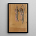 Aktstudien - Arthur Bowen Davies — gerahmtes Bild an der Wand