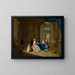 Kinder in einem Interieur - Arthur Devis — gerahmtes Bild an der Wand