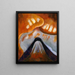 Berg und Himmel - Arthur Dove — gerahmtes Bild an der Wand