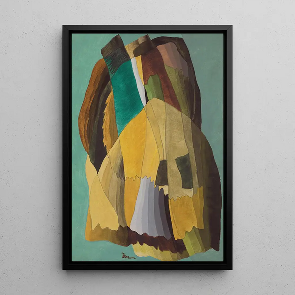 Route du rivage - Arthur Dove — gerahmtes Bild an der Wand