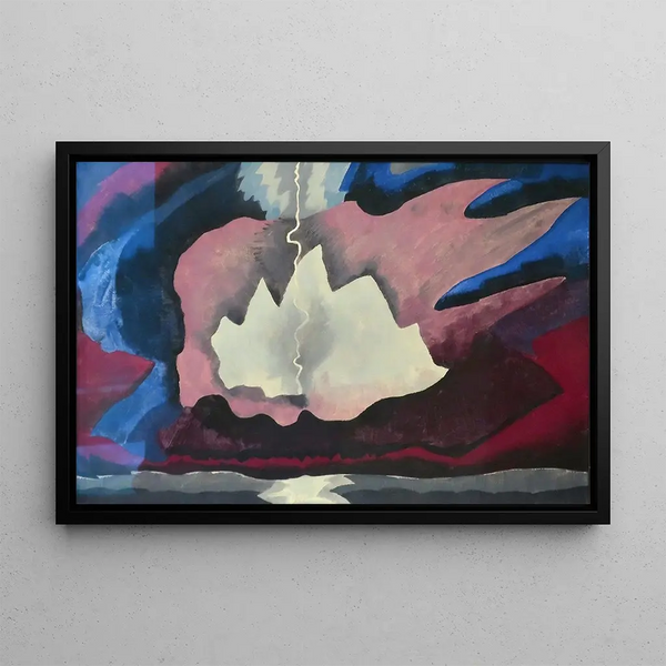 Gewittersturm - Arthur Dove — gerahmtes Bild an der Wand