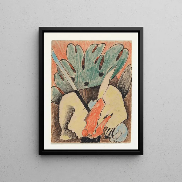 Ohne Titel - Arthur Dove — gerahmtes Bild an der Wand