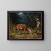 Amour maternel - Arthur Fitzwilliam Tait — gerahmtes Bild an der Wand