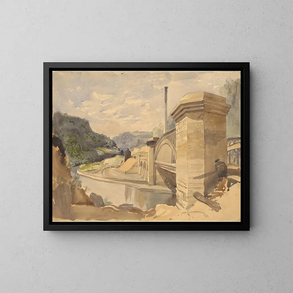 Todmorden, Yorkshire, England - Arthur Fitzwilliam Tait — gerahmtes Bild an der Wand