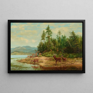 Arthur Fitzwilliam Tait - View on Long Lake.webp