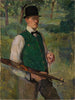Selbstporträt mit Palette im Freien - Arthur Grimm — Ansicht des Kunstwerks