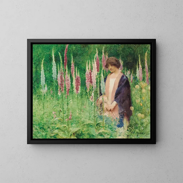 Der Drohne, eine Studie - Arthur Hacker — gerahmtes Bild an der Wand