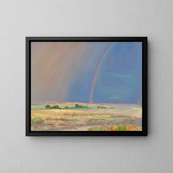Quatre miles au sud-est de Roswell, Nouveau-Mexique - Arthur J Hammond — gerahmtes Bild an der Wand