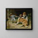 Freund oder Feind - Arthur John Elsley — gerahmtes Bild an der Wand