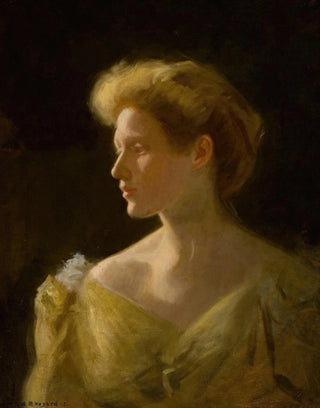 Arthur Merton Hazard - Woman in a Yellow Dress.webp