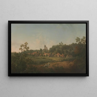 Arthur Nelson - A Distant View of Hythe Village and Church Kent.webp