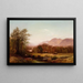 Landschaft des Berkshire - Arthur Parton — gerahmtes Bild an der Wand