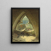 Durch das Fenster - Arthur Wasse — gerahmtes Bild an der Wand