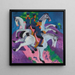 Artilleristen auf Pferden - Ernst Ludwig Kirchner — gerahmtes Bild an der Wand