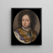 Charles XI, König von Schweden - Arvid Karlsteen — gerahmtes Bild an der Wand