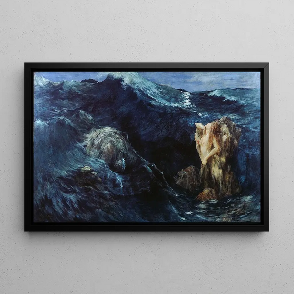 Scylla und Charybde - Ary Ernest Renan — gerahmtes Bild an der Wand
