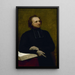 Portrait des Vaters Gaspard Deguerry - Ary Scheffer — gerahmtes Bild an der Wand