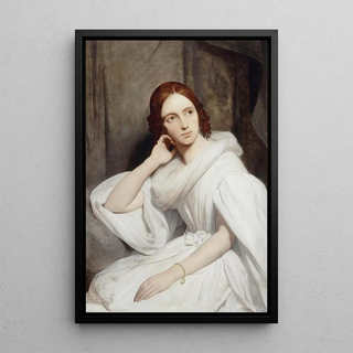 Ary Scheffer - Portrait of Sophie Marin widow of Lieutenant General Baudrand.webp