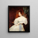 Porträt mutmaßlich der Prinzessin Louise von Orléans - Ary Scheffer — gerahmtes Bild an der Wand