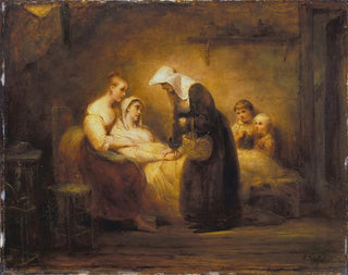 Die Schwester der Barmherzigkeit - Ary Scheffer — Ansicht des Kunstwerks
