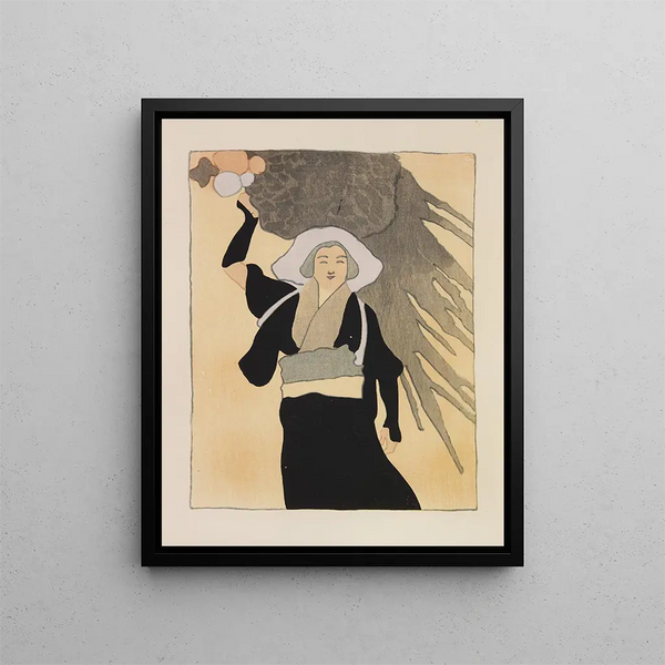 Mokugo zuansh Pl02 - Asai Chū — gerahmtes Bild an der Wand