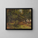 Landschaft bei Aumhle - Ascan Lutteroth — gerahmtes Bild an der Wand