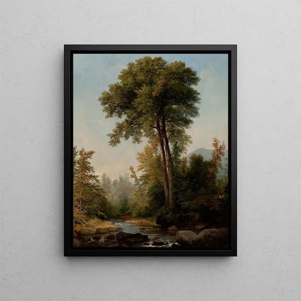 Ein natürlicher Monarch - Asher Brown Durand — gerahmtes Bild an der Wand