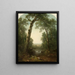 Bach im Wald mit Aussicht - Asher Brown Durand — gerahmtes Bild an der Wand