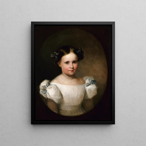 Georgianna Frances Adams - Asher Brown Durand — gerahmtes Bild an der Wand