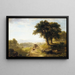 Flusslandschaftsszene - Asher Brown Durand — gerahmtes Bild an der Wand