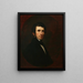 Selbstporträt - Asher Brown Durand — gerahmtes Bild an der Wand