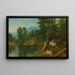 Holz am Flussufer - Asher Brown Durand — gerahmtes Bild an der Wand