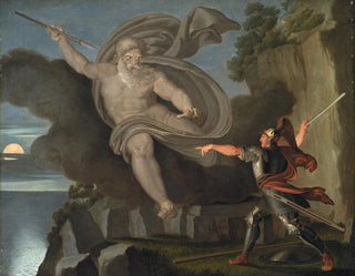 Asmus Jacob Carstens - Fingals Battle with the Spirit of Loda.webp