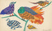 Projekt der Vogelstickerei - Atelier Martine — Ansicht des Kunstwerks