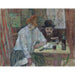 Reproduktion des Gemäldes Im Café La Mie - Henri de Toulouse-Lautrec