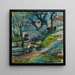 Am Flussufer in Marseille - Adolphe Monticelli — gerahmtes Bild an der Wand