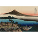 Reproduktion des Gemäldes Katsushika Hokusai - Aube à Isawa in der Provinz Kai