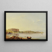 Vue de Pula avec l'arène romaine, Istrie - August Anton Tischbein — gerahmtes Bild an der Wand