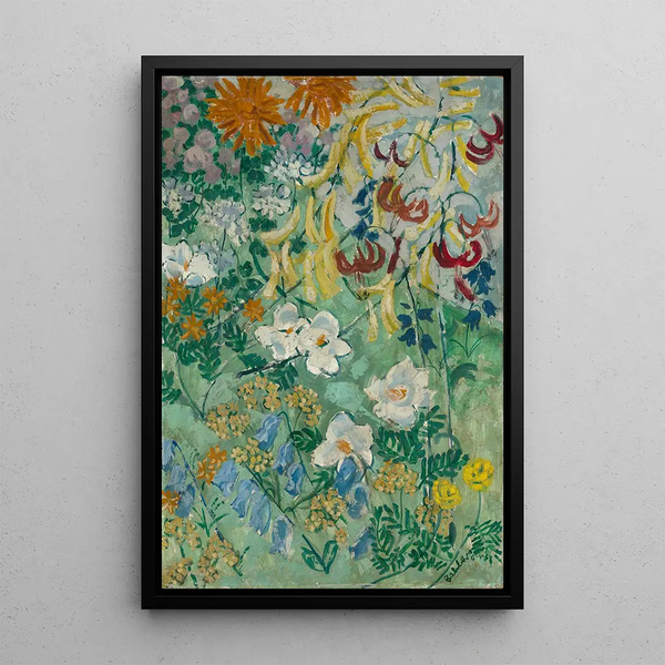 Blumen - August Babberger — gerahmtes Bild an der Wand