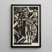 Freunde in der Natur II - August Babberger — gerahmtes Bild an der Wand
