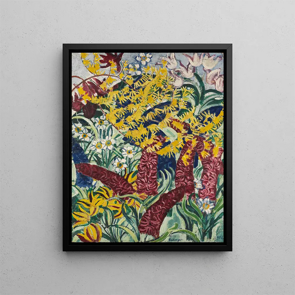 Blumen des Gartens I - August Babberger — gerahmtes Bild an der Wand