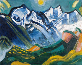 Hochgebirgslandschaft mit Scheerhorn - August Babberger — Ansicht des Kunstwerks