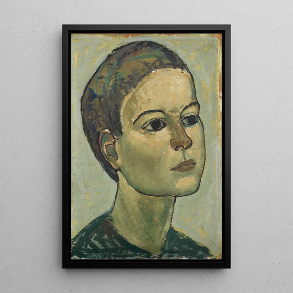 Tête de garçon Walter - August Babberger — gerahmtes Bild an der Wand