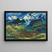 Troupeau de vaches en haute montagne - August Babberger — gerahmtes Bild an der Wand