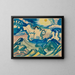 Landschaft am Klausenpass am Nachmittag - August Babberger — gerahmtes Bild an der Wand