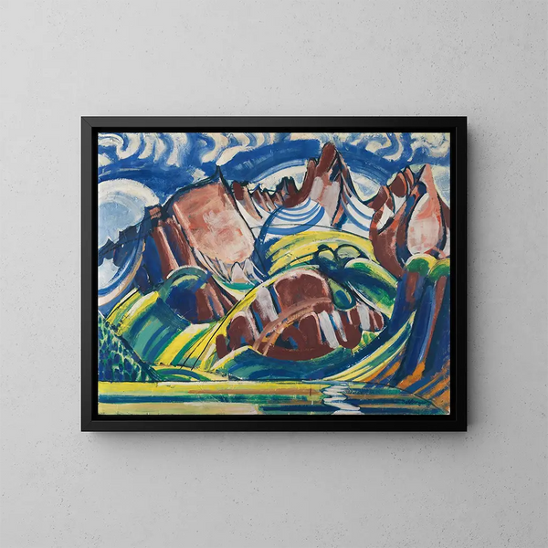 Maïental - August Babberger — gerahmtes Bild an der Wand