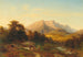 Blick auf den Untersberg bei Dämmerung - August Becker — Ansicht des Kunstwerks