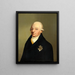 Portrait des Markgrafen Karl Friedrich von Baden - August Boötz — gerahmtes Bild an der Wand
